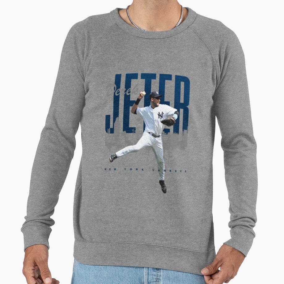 Derek Jeter Jump Throw Sweatshirt - Graphic Print Men Women - T-Shirt, Sweatshirt, Hoodie