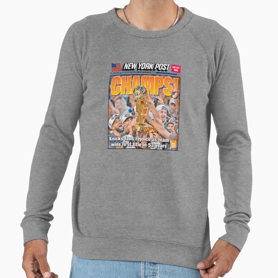 Knicks 2026 Final Champions Sweatshirt - Trendy Graphic Unisex - T-Shirt, Sweatshirt, Hoodie
