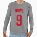 Howe Red Wings Home White Red Sweatshirt - Fun Novelty Design for Adults - T-Shirt, Sweatshirt, Hoodie