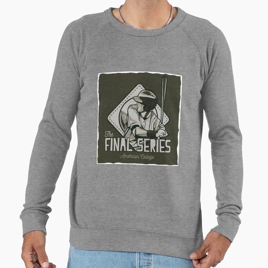 Final Series Baseball Sweatshirt - Minimalist Print Men Women - T-Shirt, Sweatshirt, Hoodie