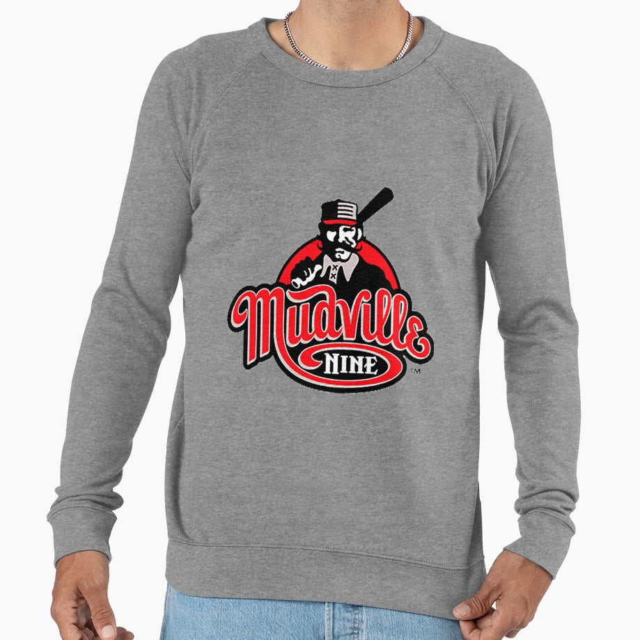 Mudville Nine Baseball Sweatshirt - Casual Everyday Wear Men Women - T-Shirt, Sweatshirt, Hoodie