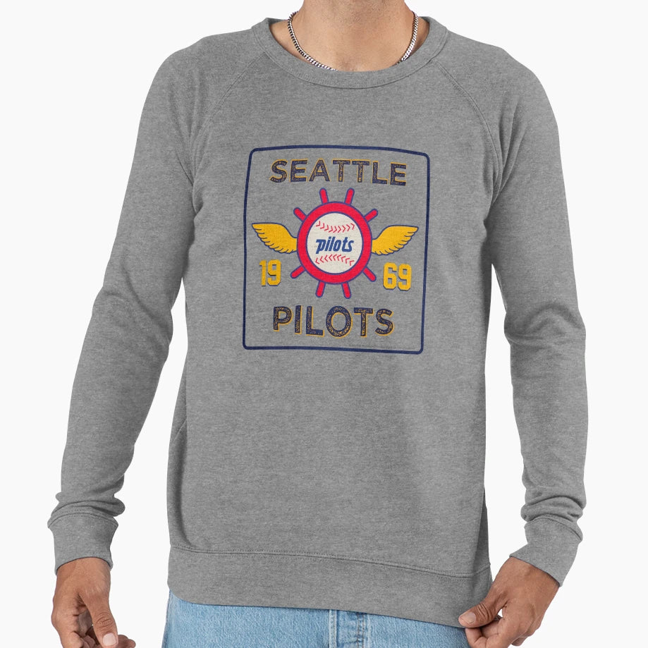 Seattle Pilots Logo 1969 Sweatshirt - Streetwear Style for Adults - T-Shirt, Sweatshirt, Hoodie