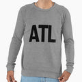 Atl Atlanta Black Ink Sweatshirt - Trendy Graphic Men Women - T-Shirt, Sweatshirt, Hoodie