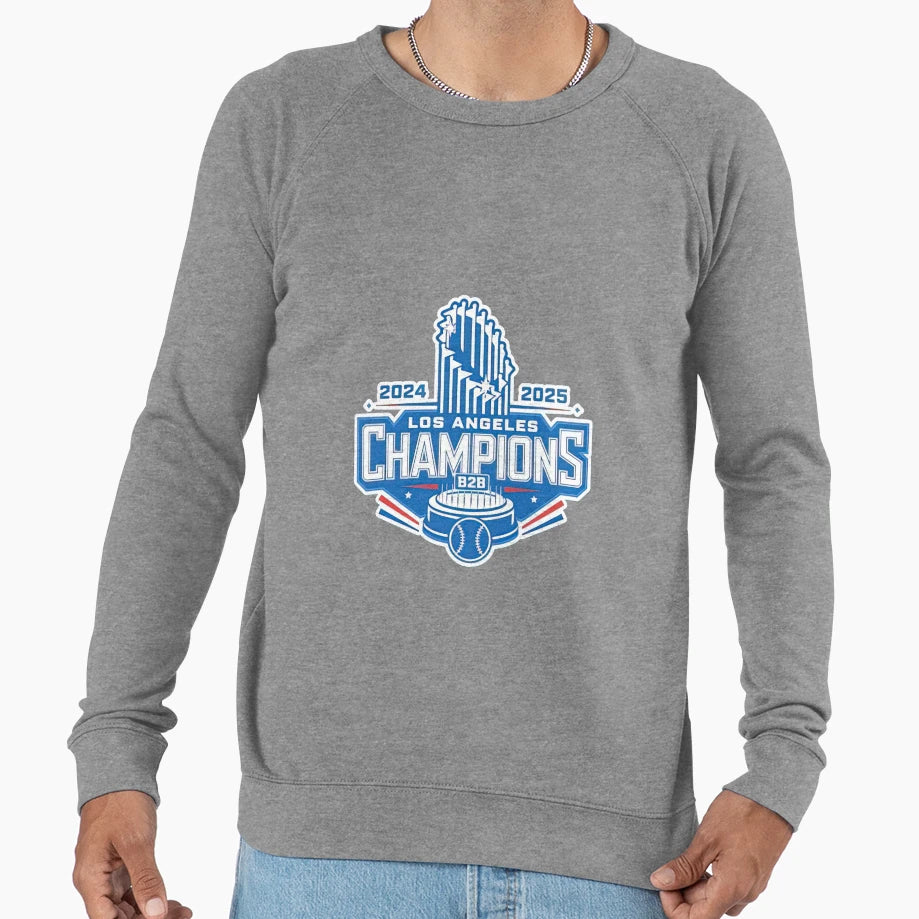 Los Angeles Baseball Champions Sweatshirt - Aesthetic Graphic for Adults - T-Shirt, Sweatshirt, Hoodie