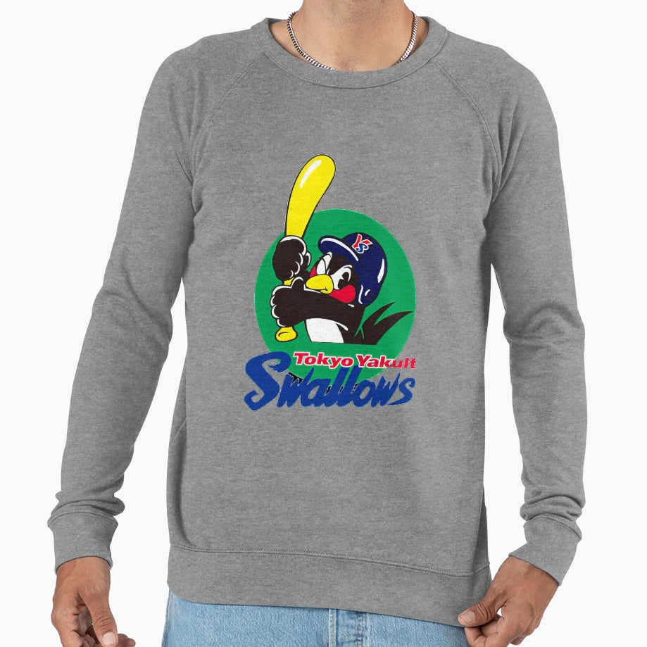 Tokyo Yakult Swallows Logo Sweatshirt - Casual Everyday Wear Men Women - T-Shirt, Sweatshirt, Hoodie