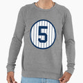 Joe Dimaggio 5 Jersey Number Sweatshirt - Fun Novelty Design Men Women - T-Shirt, Sweatshirt, Hoodie