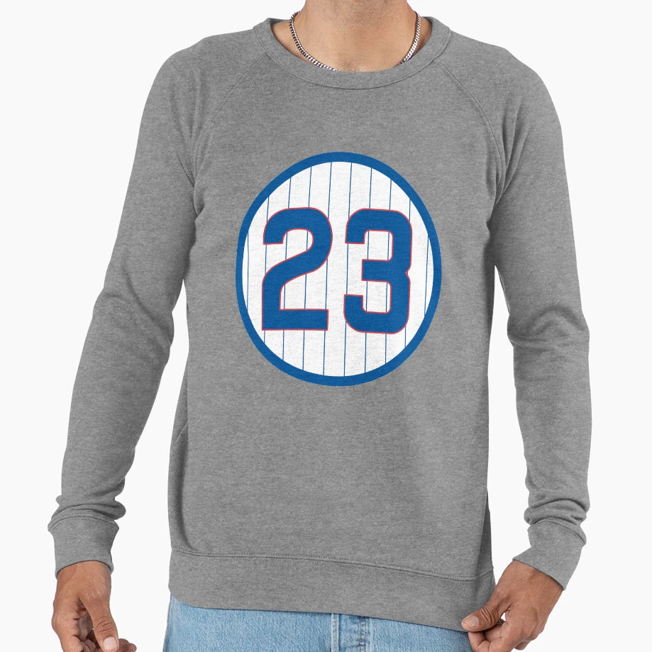 Ryne Sandberg 23 Jersey Number Sweatshirt - Unique Graphic for Adults - T-Shirt, Sweatshirt, Hoodie