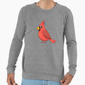 Red Cardinal Sweatshirt - Trendy Graphic Men Women - T-Shirt, Sweatshirt, Hoodie