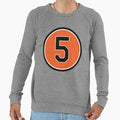 Brooks Robinson 5 Jersey Number Sweatshirt - Aesthetic Graphic Men Women - T-Shirt, Sweatshirt, Hoodie