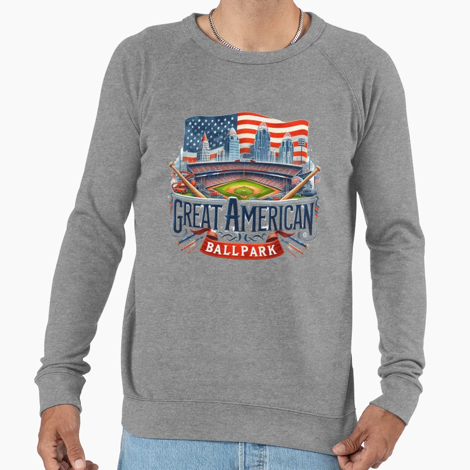 Great American Ballpark Sweatshirt - Minimalist Print Unisex - T-Shirt, Sweatshirt, Hoodie