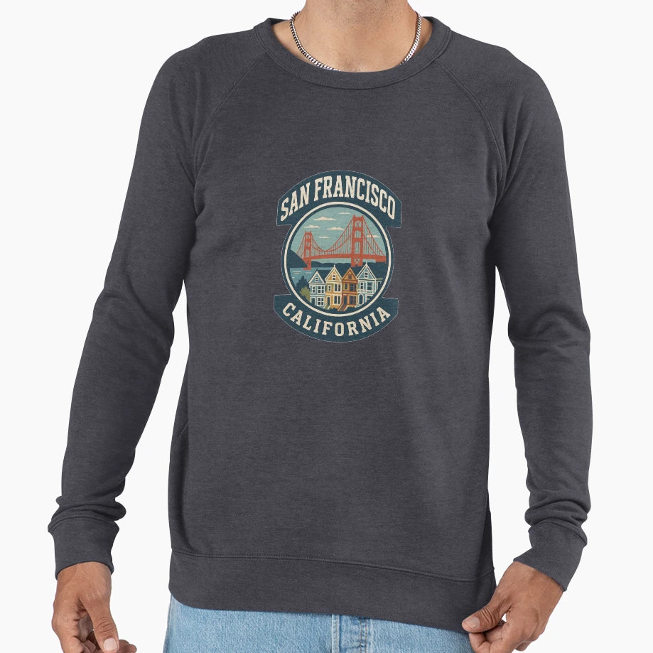 San Francisco California Sweatshirt - Unique Graphic Men Women - T-Shirt, Sweatshirt, Hoodie
