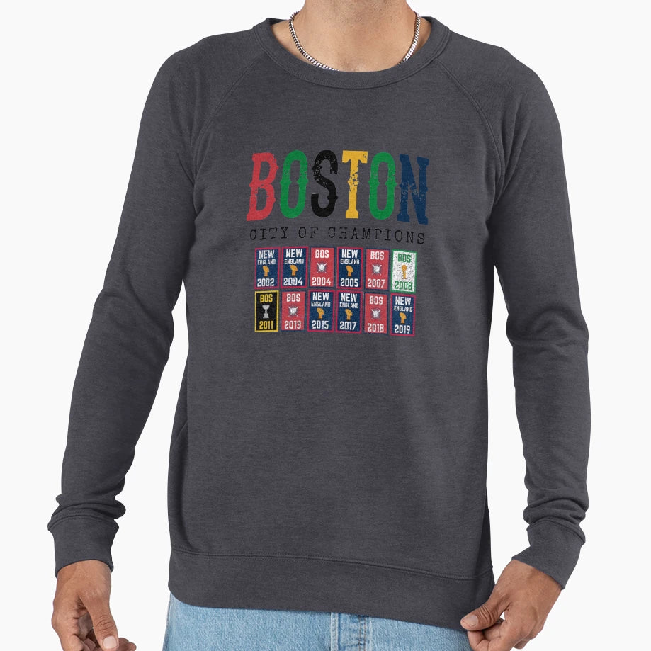 Fan Fenway Boston Baseball Boston City Sweatshirt - Graphic Print Unisex - T-Shirt, Sweatshirt, Hoodie