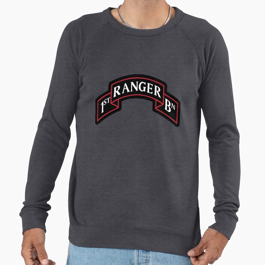 1St Ranger Battalion United States Army Sweatshirt - Novelty Apparel Unisex - T-Shirt, Sweatshirt, Hoodie