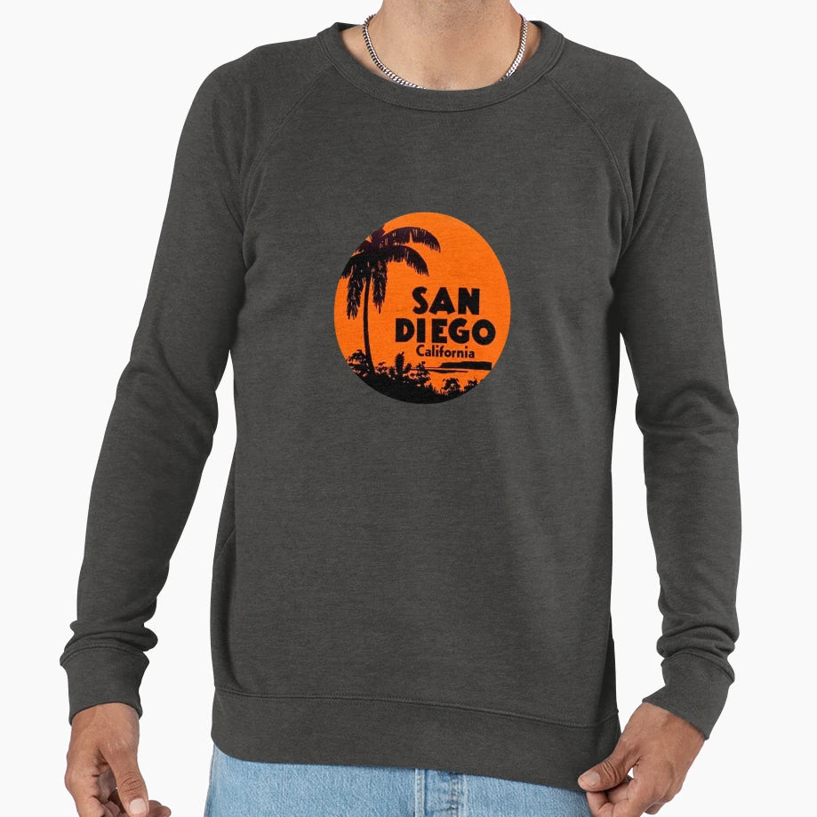 San Diego California Travel Decal Sweatshirt - Streetwear Style Men Women - T-Shirt, Sweatshirt, Hoodie