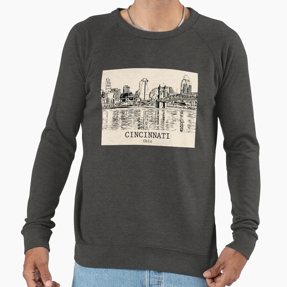 Cincinnati Ohio Sweatshirt - Novelty Apparel Men Women - T-Shirt, Sweatshirt, Hoodie
