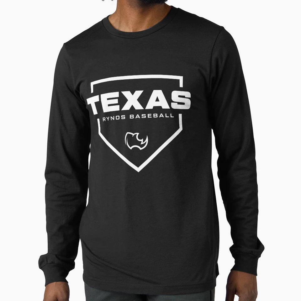Texas Rynos Homeplate T-Shirt - Streetwear Style Men Women - T-Shirt, Sweatshirt, Hoodie