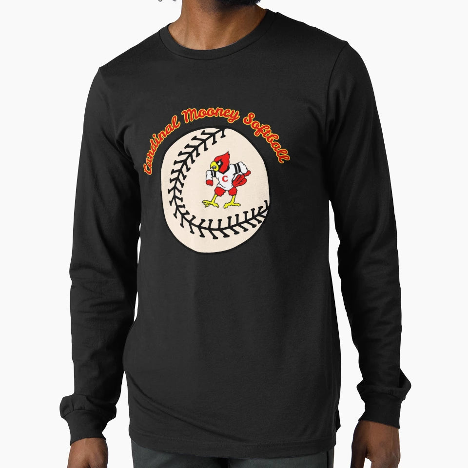 Cardinal Mooney Softball T-Shirt - Trendy Graphic Men Women - T-Shirt, Sweatshirt, Hoodie