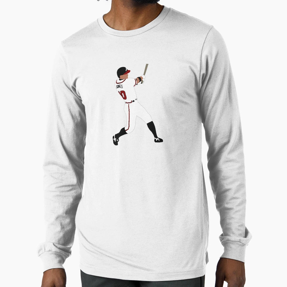 Chipper Jones Minimalist T-Shirt - Custom Art Print Men Women - T-Shirt, Sweatshirt, Hoodie