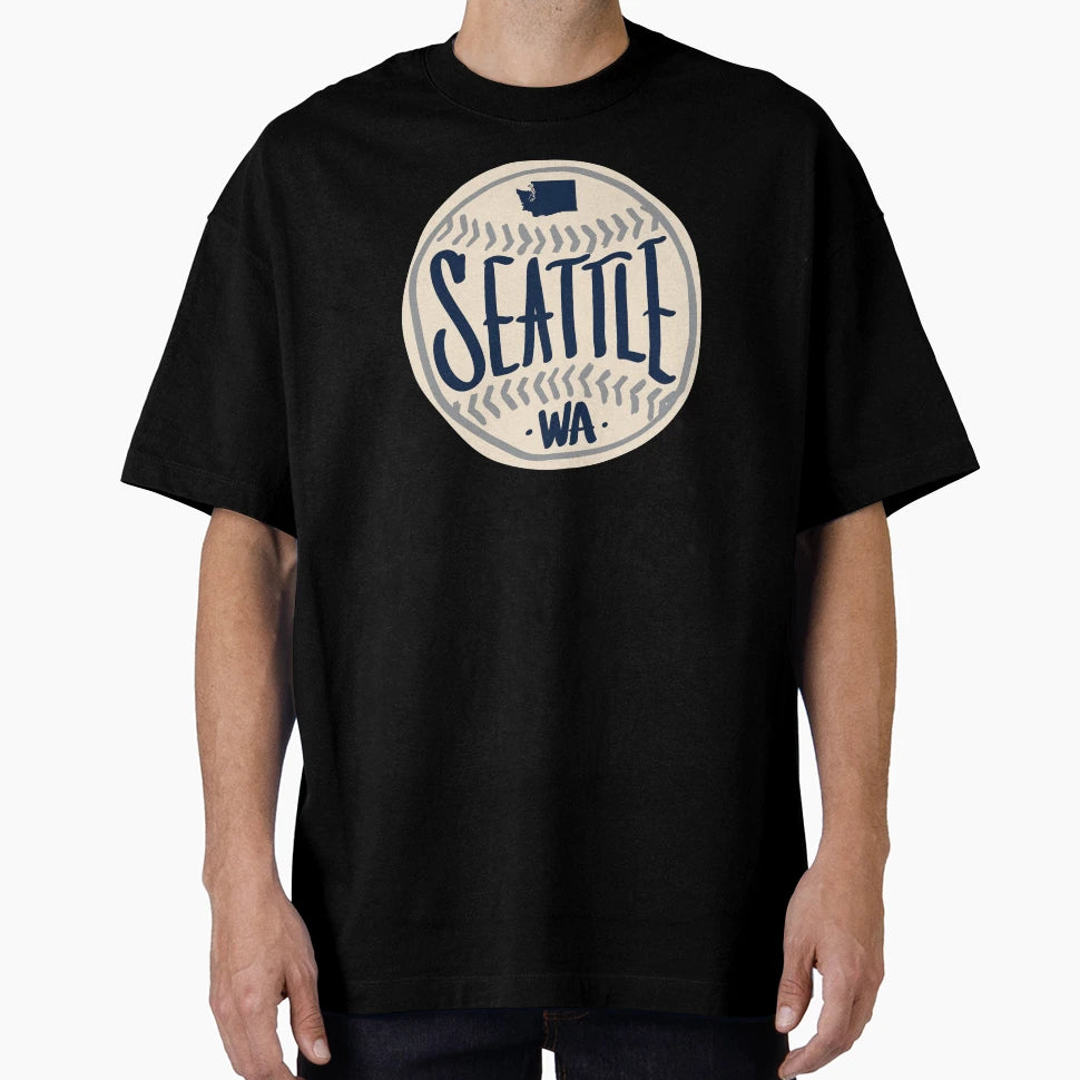 Seattle Washington Hand Drawn T-Shirt - Minimalist Print Men Women - T-Shirt, Sweatshirt, Hoodie
