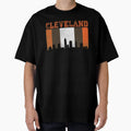 Cleveland Football Skyline T-Shirt - Fun Novelty Design Men Women - T-Shirt, Sweatshirt, Hoodie