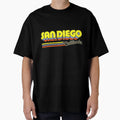 San Diego Ca City Stripes T-Shirt - Trendy Graphic Men Women - T-Shirt, Sweatshirt, Hoodie