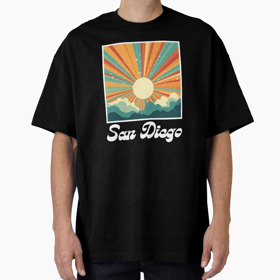 San Diego Sunrise T-Shirt - Graphic Print for Adults - T-Shirt, Sweatshirt, Hoodie