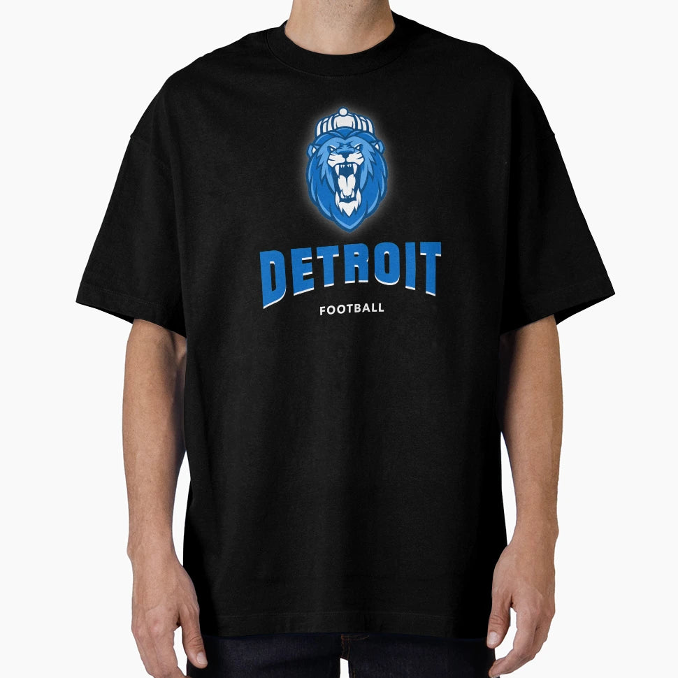 Detroit Lions Soccer T-Shirt - Fun Novelty Design Men Women - T-Shirt, Sweatshirt, Hoodie
