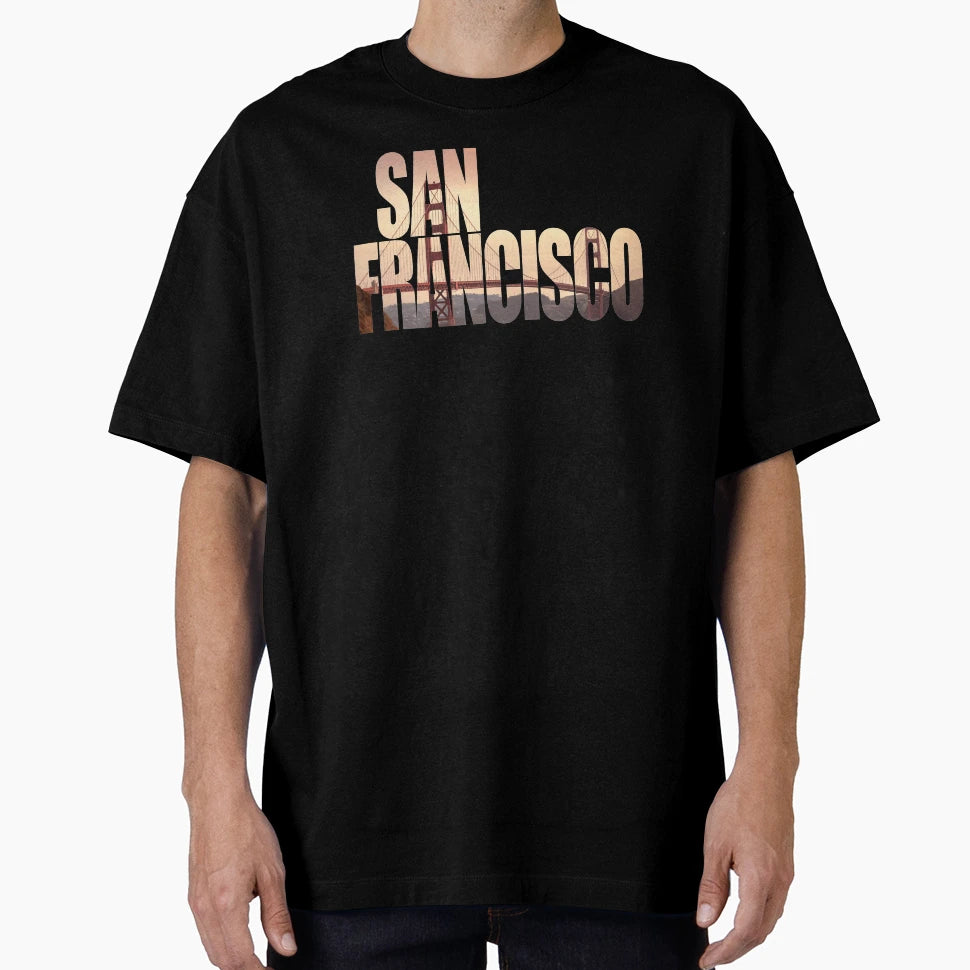 Golden Gate Bridge Pacific Ocean T-Shirt - Unique Graphic Unisex - T-Shirt, Sweatshirt, Hoodie