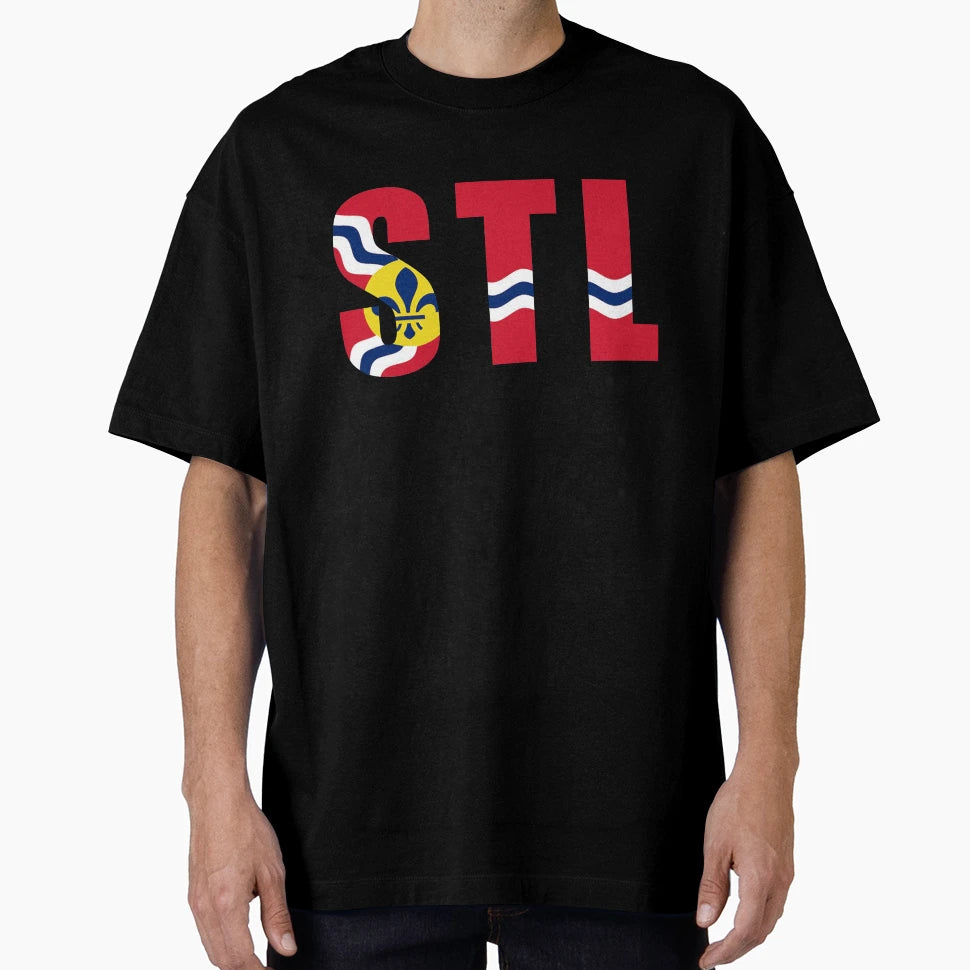 Stl Flag T-Shirt - Minimalist Print for Adults - T-Shirt, Sweatshirt, Hoodie