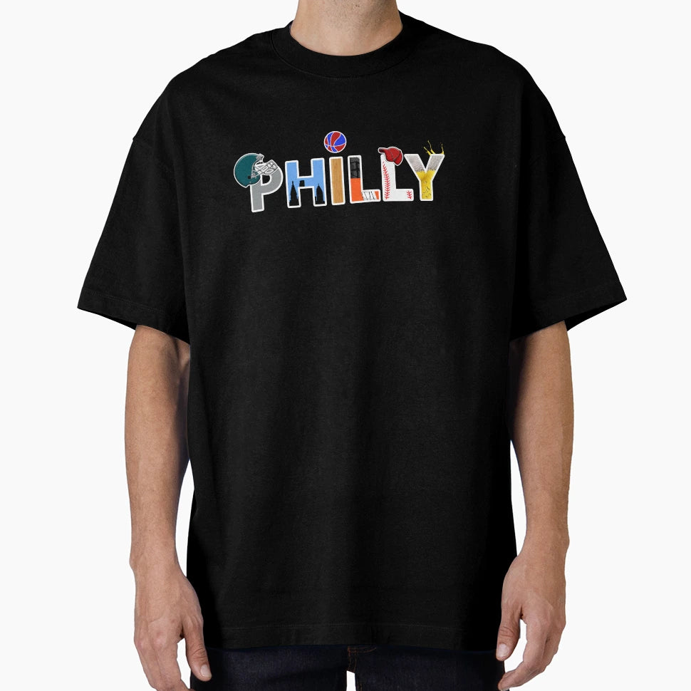 Our Town Philly T-Shirt - Minimalist Print Men Women - T-Shirt, Sweatshirt, Hoodie