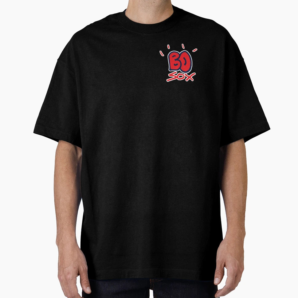 Bo Sox White T-Shirt - Trendy Graphic for Adults - T-Shirt, Sweatshirt, Hoodie