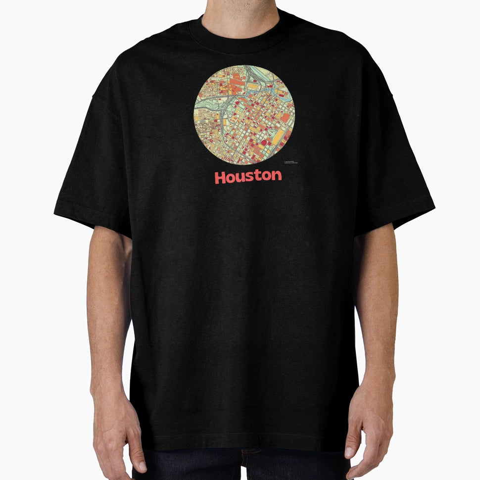 Houston T-Shirt - Minimalist Print Unisex - T-Shirt, Sweatshirt, Hoodie