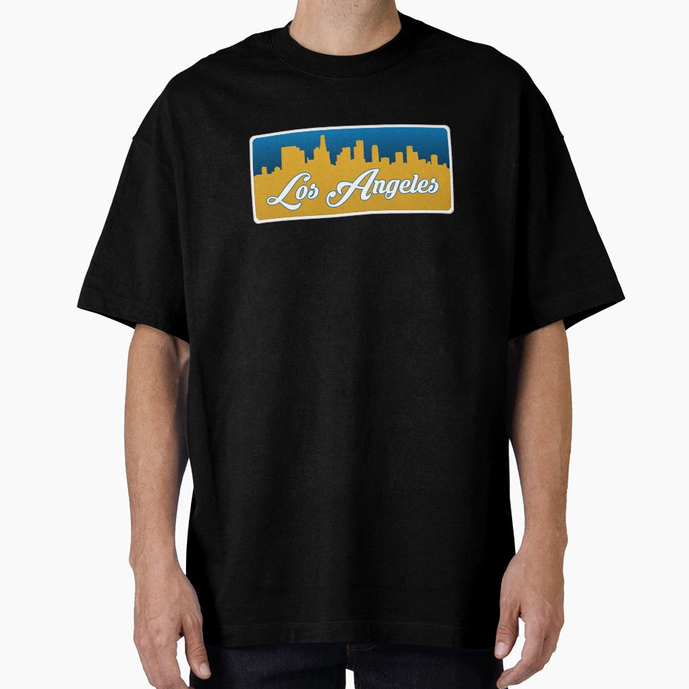 Los Angeles C Football Skyline T-Shirt - Graphic Print Unisex - T-Shirt, Sweatshirt, Hoodie