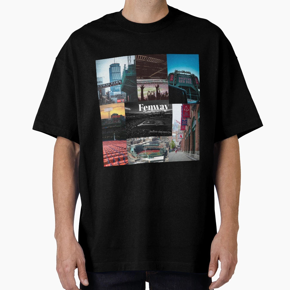 Fenway Collage T-Shirt - Novelty Apparel Unisex - T-Shirt, Sweatshirt, Hoodie
