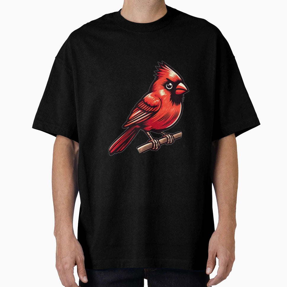 Northern Cardinal Bird T-Shirt - Trendy Graphic Unisex - T-Shirt, Sweatshirt, Hoodie