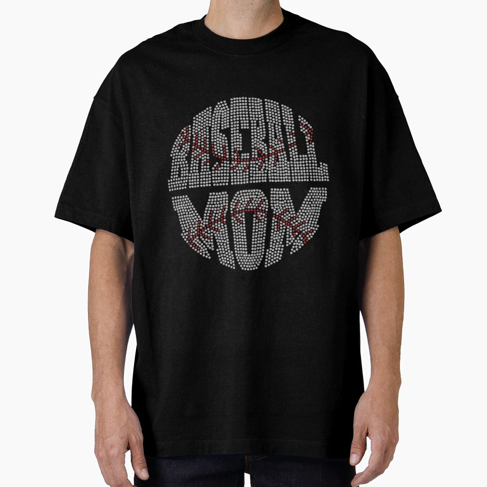 Baseball Mom T-Shirt - Aesthetic Graphic for Adults - T-Shirt, Sweatshirt, Hoodie