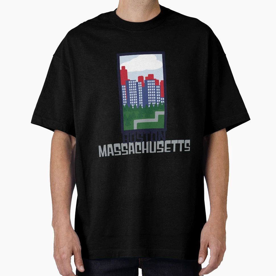 Boston Skyline T-Shirt - Trendy Graphic for Adults - T-Shirt, Sweatshirt, Hoodie