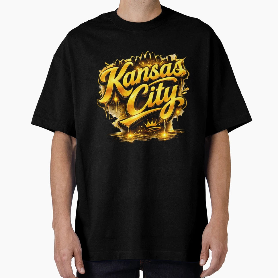 Kansasncity Gold T-Shirt - Unique Graphic for Adults - T-Shirt, Sweatshirt, Hoodie
