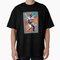 Baseball Player Colorful Background T-Shirt - Unique Graphic for Adults - T-Shirt, Sweatshirt, Hoodie
