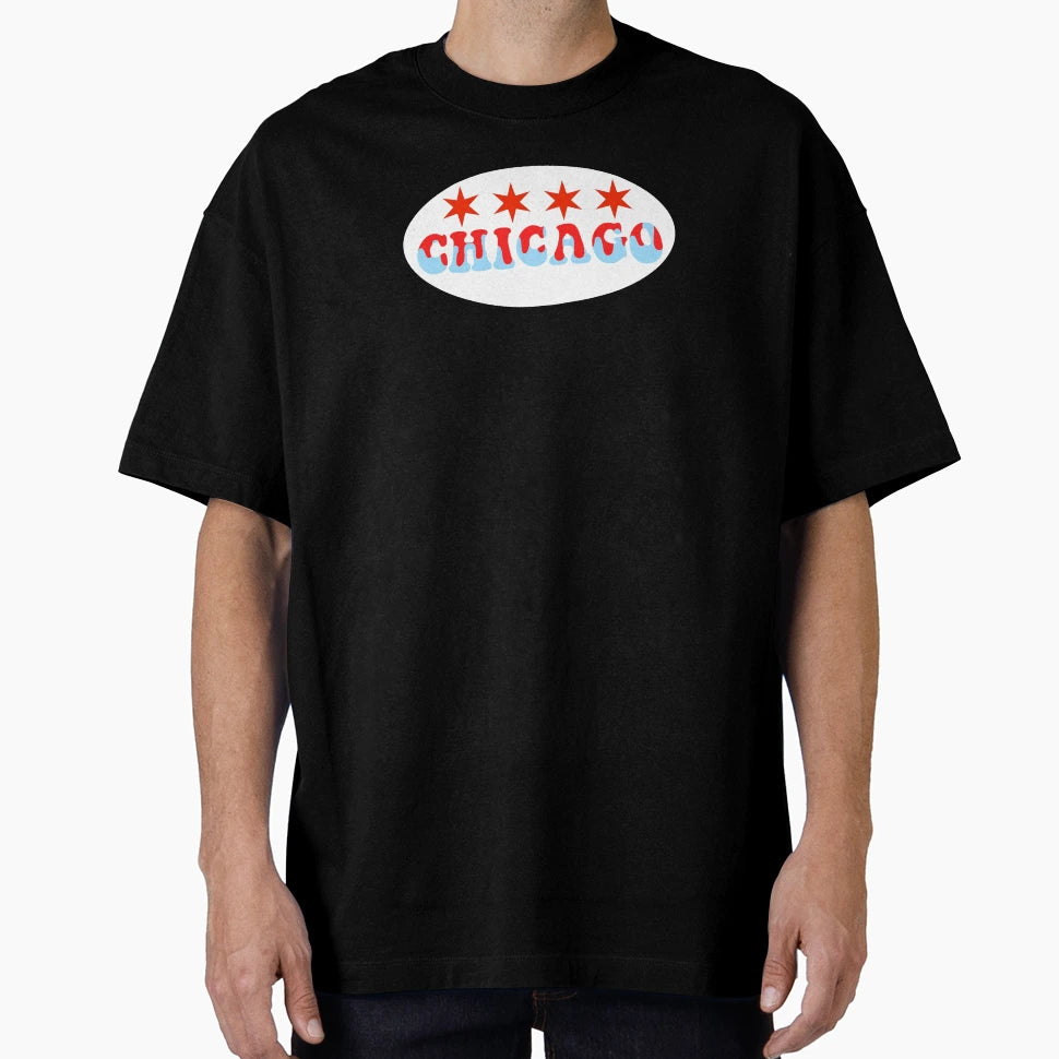 Chicago Flag Pride T-Shirt - Trendy Graphic for Adults - T-Shirt, Sweatshirt, Hoodie