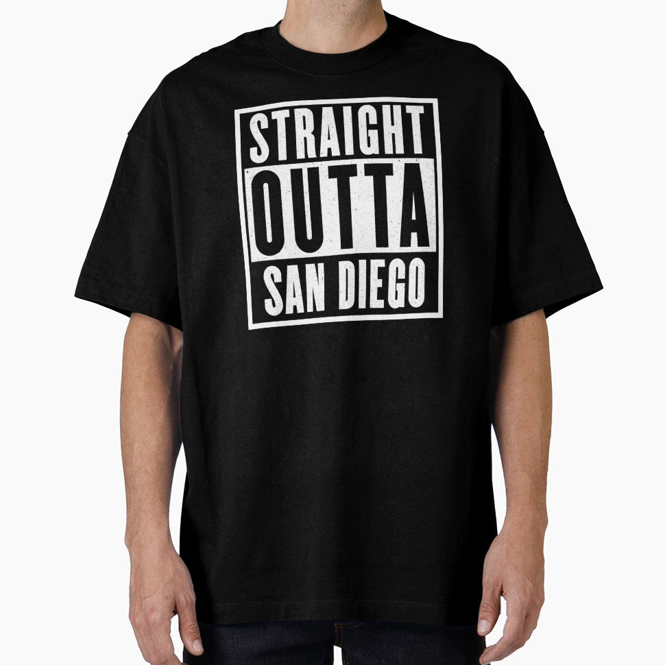 Straight Outta San Diego T-Shirt - Graphic Print for Adults - T-Shirt, Sweatshirt, Hoodie