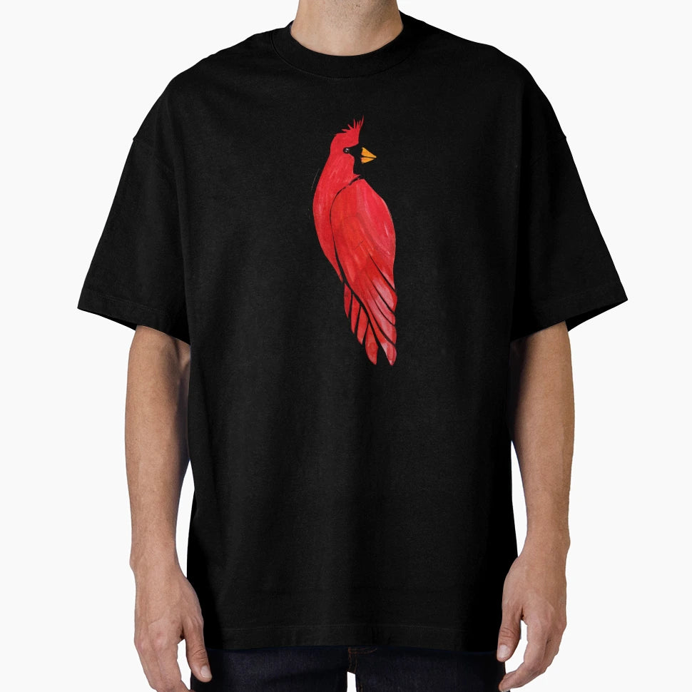 Red Cardinal T-Shirt - Streetwear Style for Adults - T-Shirt, Sweatshirt, Hoodie