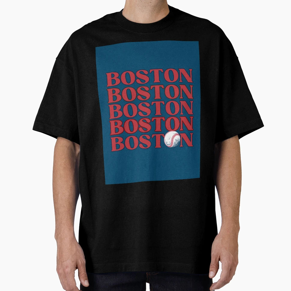 Boston Baseball T-Shirt - Aesthetic Graphic for Adults - T-Shirt, Sweatshirt, Hoodie