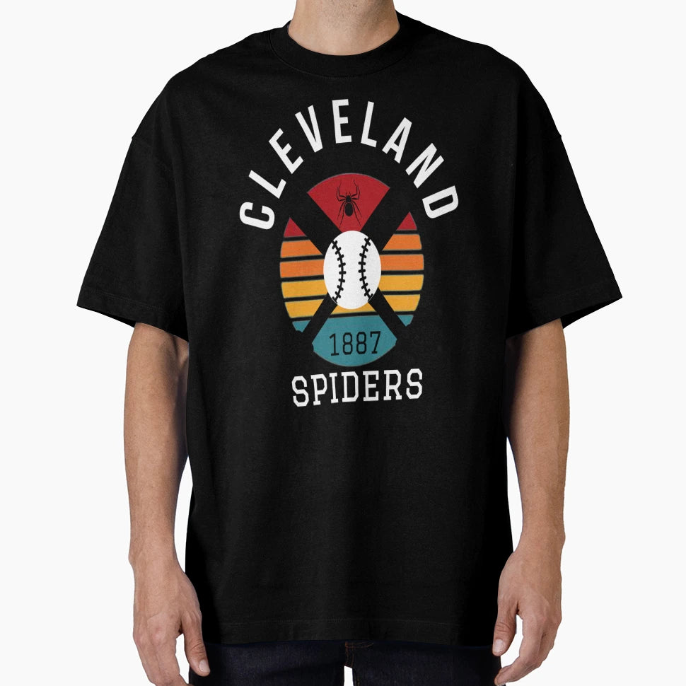 Cleveland Spiders T-Shirt - Custom Art Print Unisex - T-Shirt, Sweatshirt, Hoodie