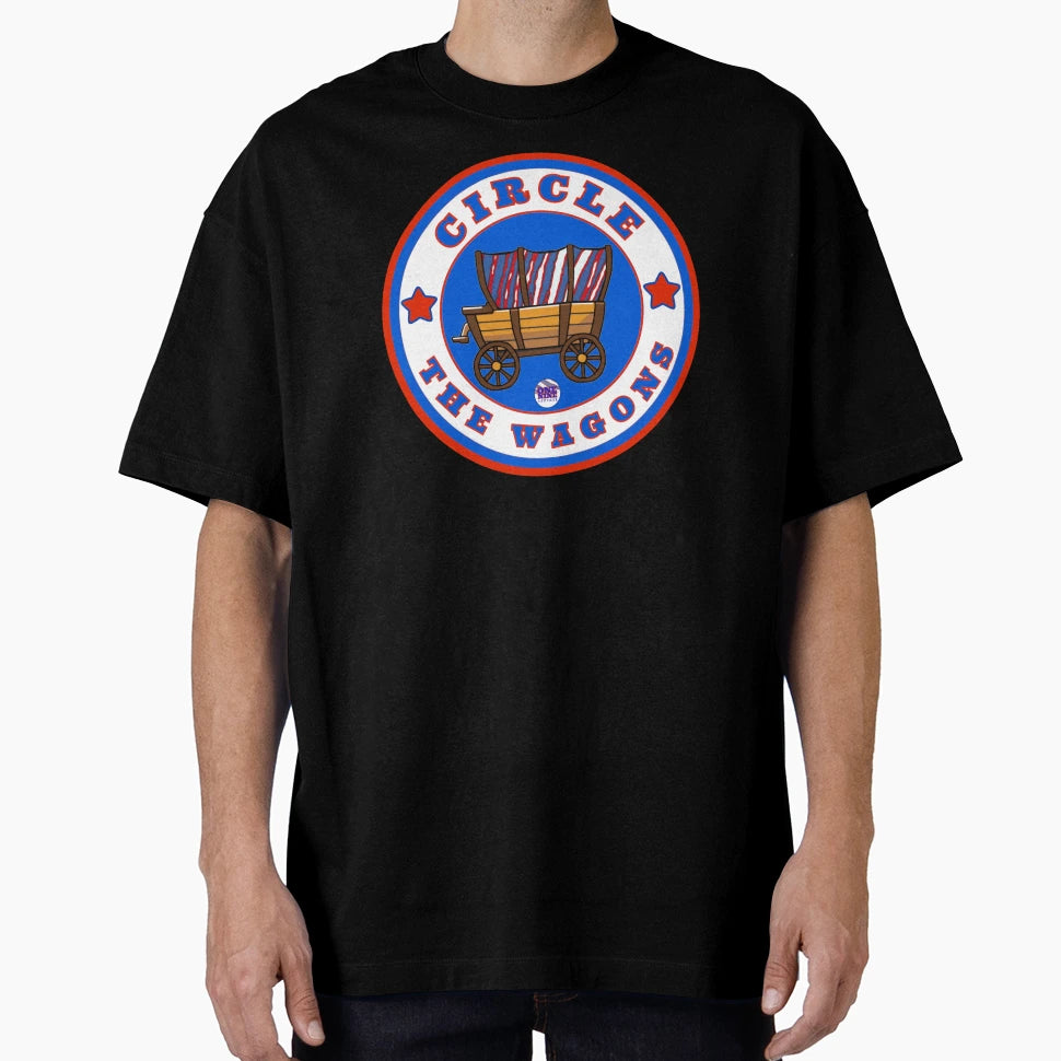 Circle Wagons T-Shirt - Fun Novelty Design Unisex - T-Shirt, Sweatshirt, Hoodie
