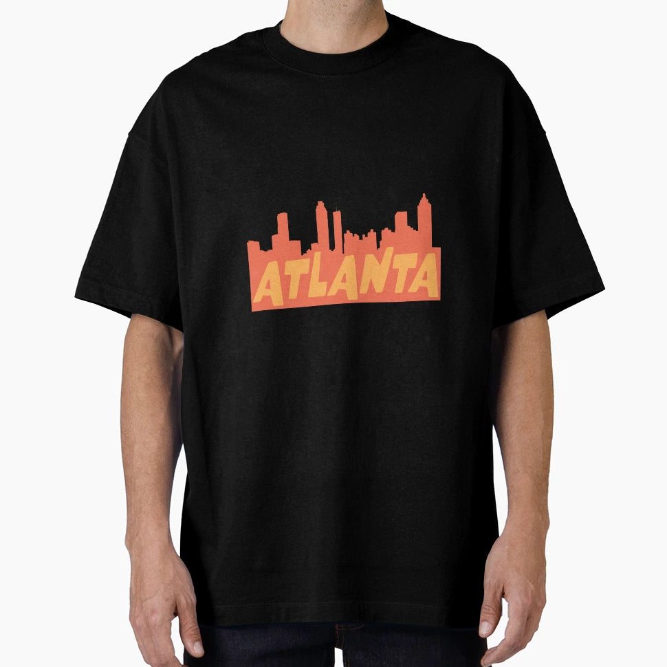 Atlanta Skyline T-Shirt - Casual Everyday Wear Unisex - T-Shirt, Sweatshirt, Hoodie