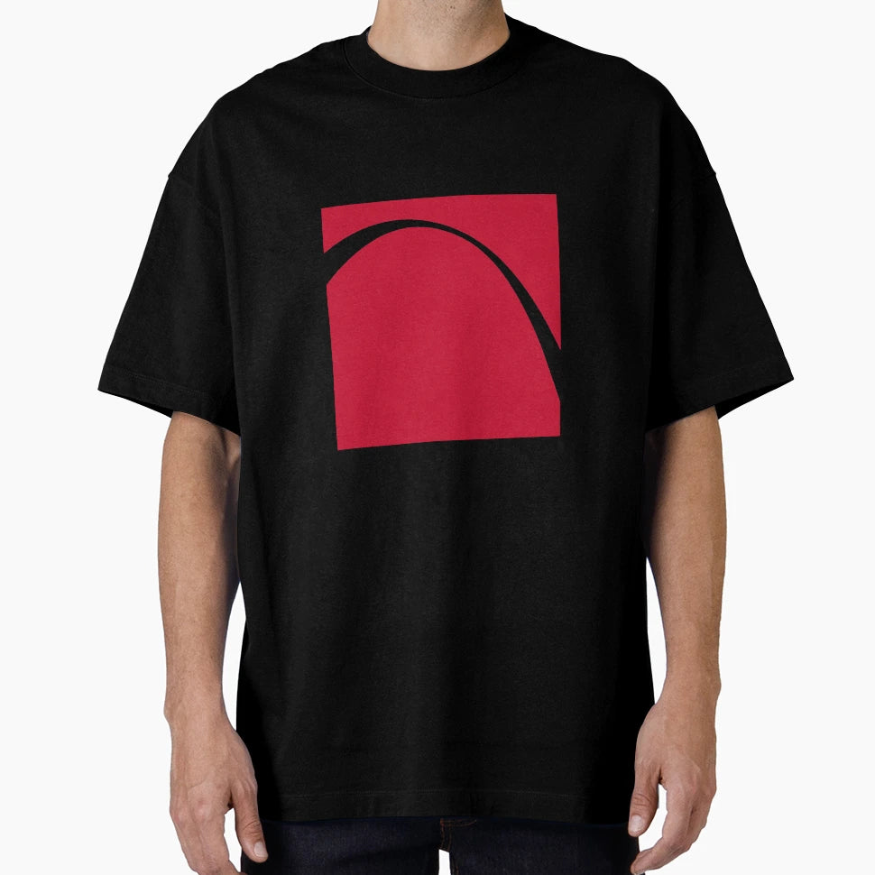 Minimalist Arch Red T-Shirt - Novelty Apparel for Adults - T-Shirt, Sweatshirt, Hoodie