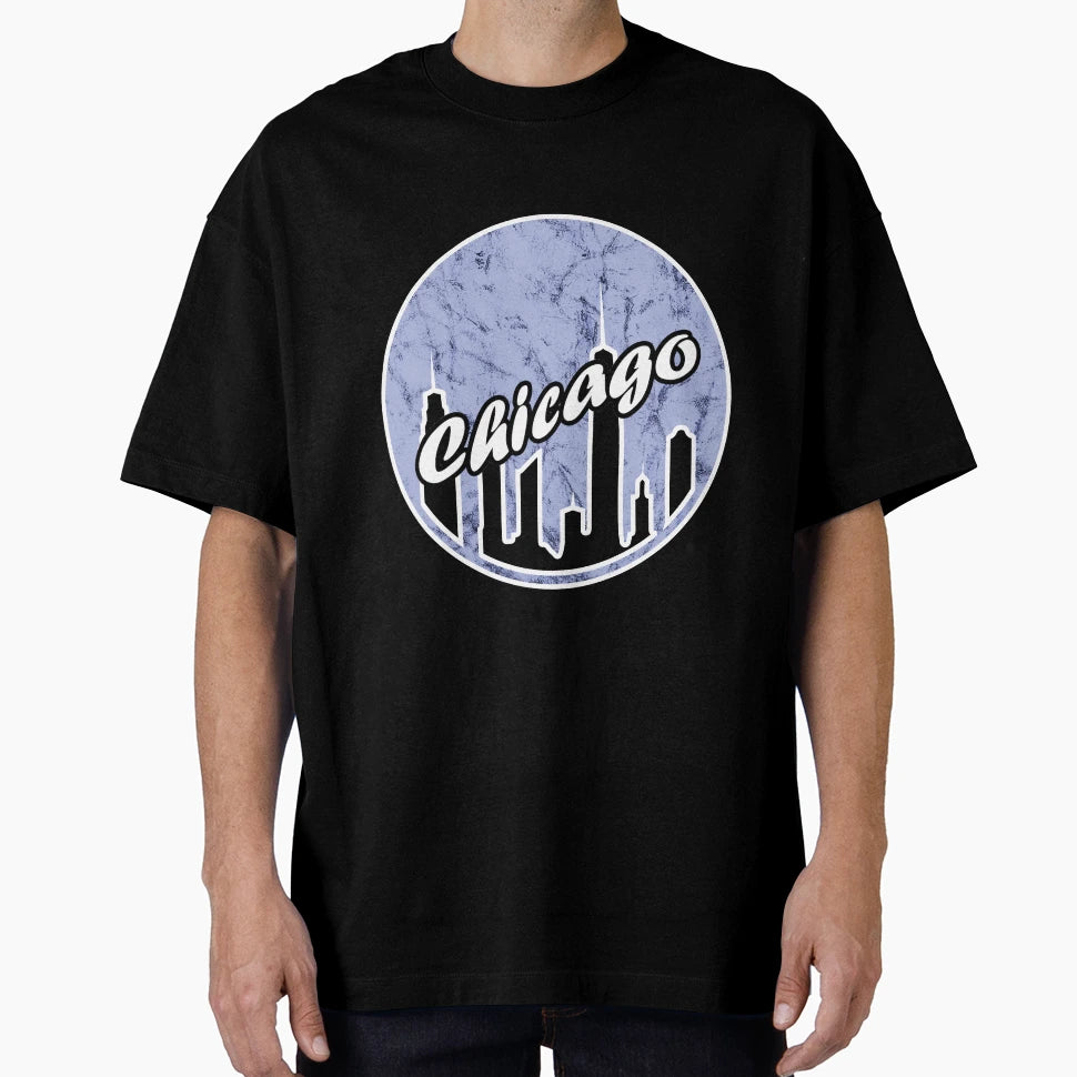 Chicago City Skyline T-Shirt - Trendy Graphic for Adults - T-Shirt, Sweatshirt, Hoodie