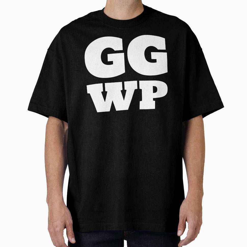Gg Wp Gamer Slang Good Game Well T-Shirt - Aesthetic Graphic for Adults - T-Shirt, Sweatshirt, Hoodie