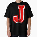 Big Red Letter J T-Shirt - Unique Graphic for Adults - T-Shirt, Sweatshirt, Hoodie